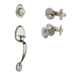 Colonial Active Handleset With Egg Interior Trim by Copper Creek