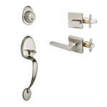 Colonial Active Handleset With Verona Interior Trim by Copper Creek