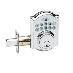 Heritage Series Push Button Electronic Deadbolt by Copper Creek