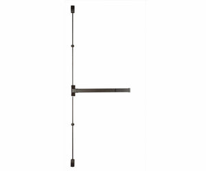 Commercial Grade-1 Vertical Rod 3 Hour Fire rated Exit Device by Bulldog - DB FInish